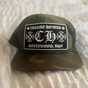Chrome Hearts Camo Trucker Hat